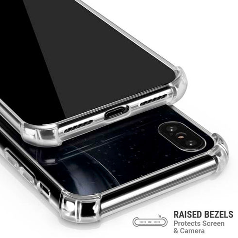 DC Comics Arkham Origins Batman In action pose iPhone XS Max Clear Case
